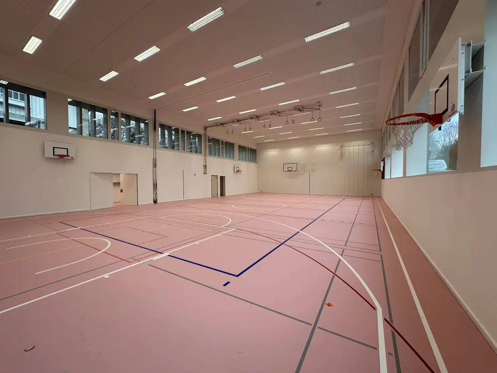 Sporthalle von innen